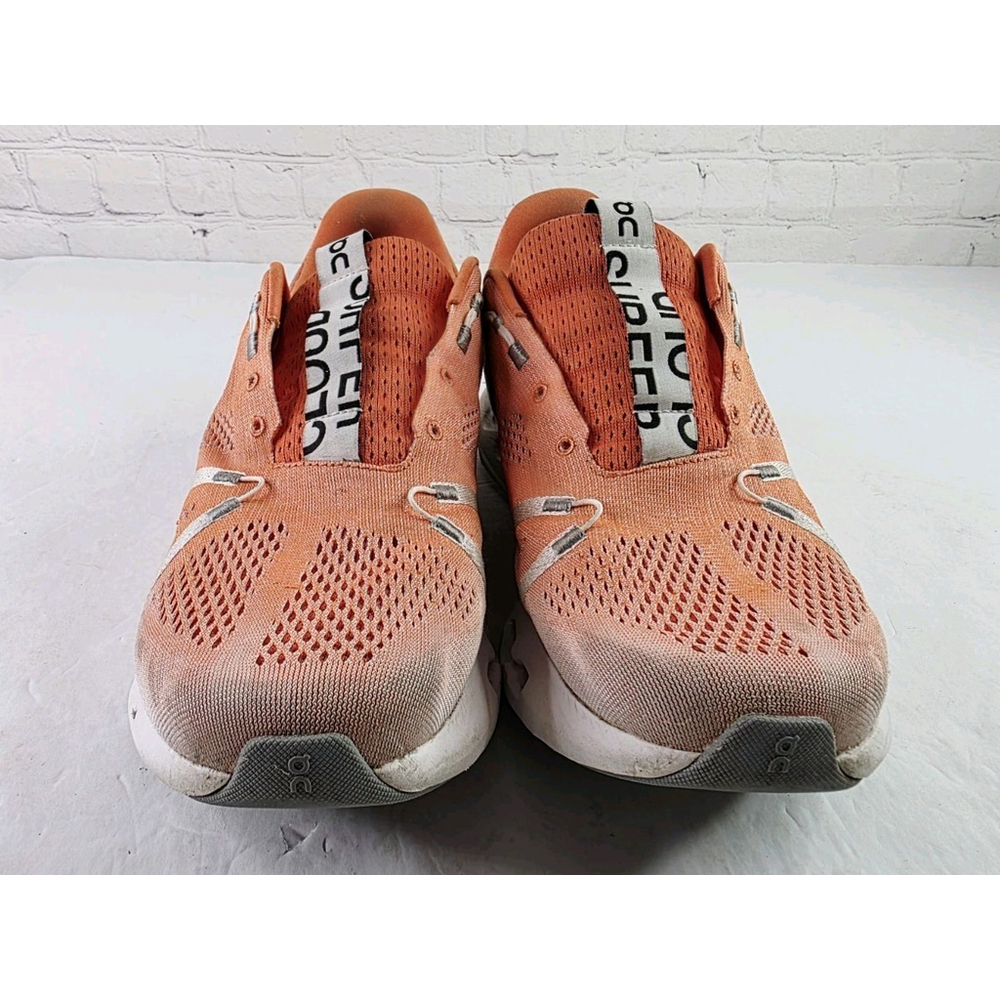 On Cloudsurfer Mens Flame Orange White Athletic Running Shoes Sneakers Size 11.5 - Picture 2 of 7